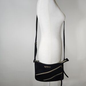 Kenneth Cole Reaction Black Crossbody Bag Modern Elegance